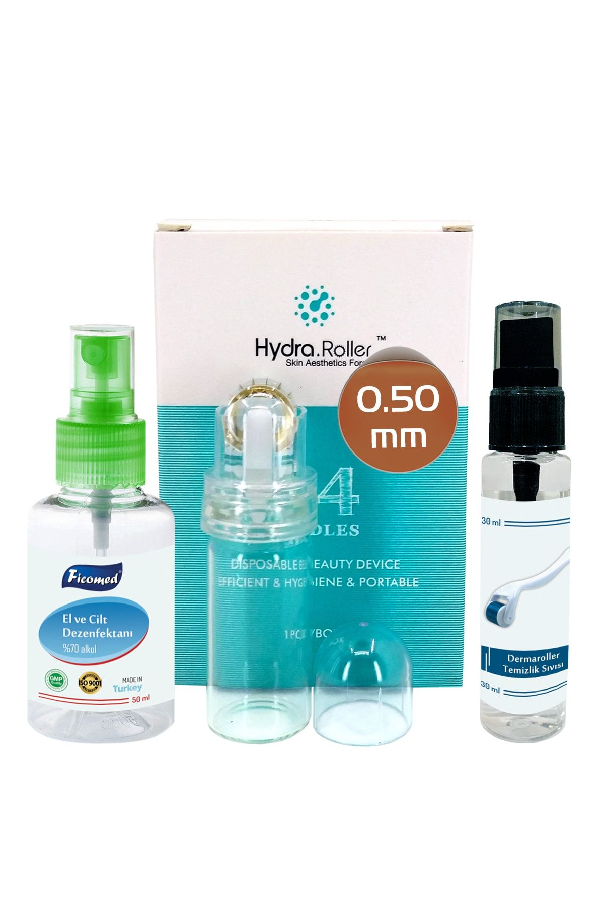 64 Altın Iğne Aplikatör Serum Ampul Uygulayıcı 0.50 Mm Dermaroller